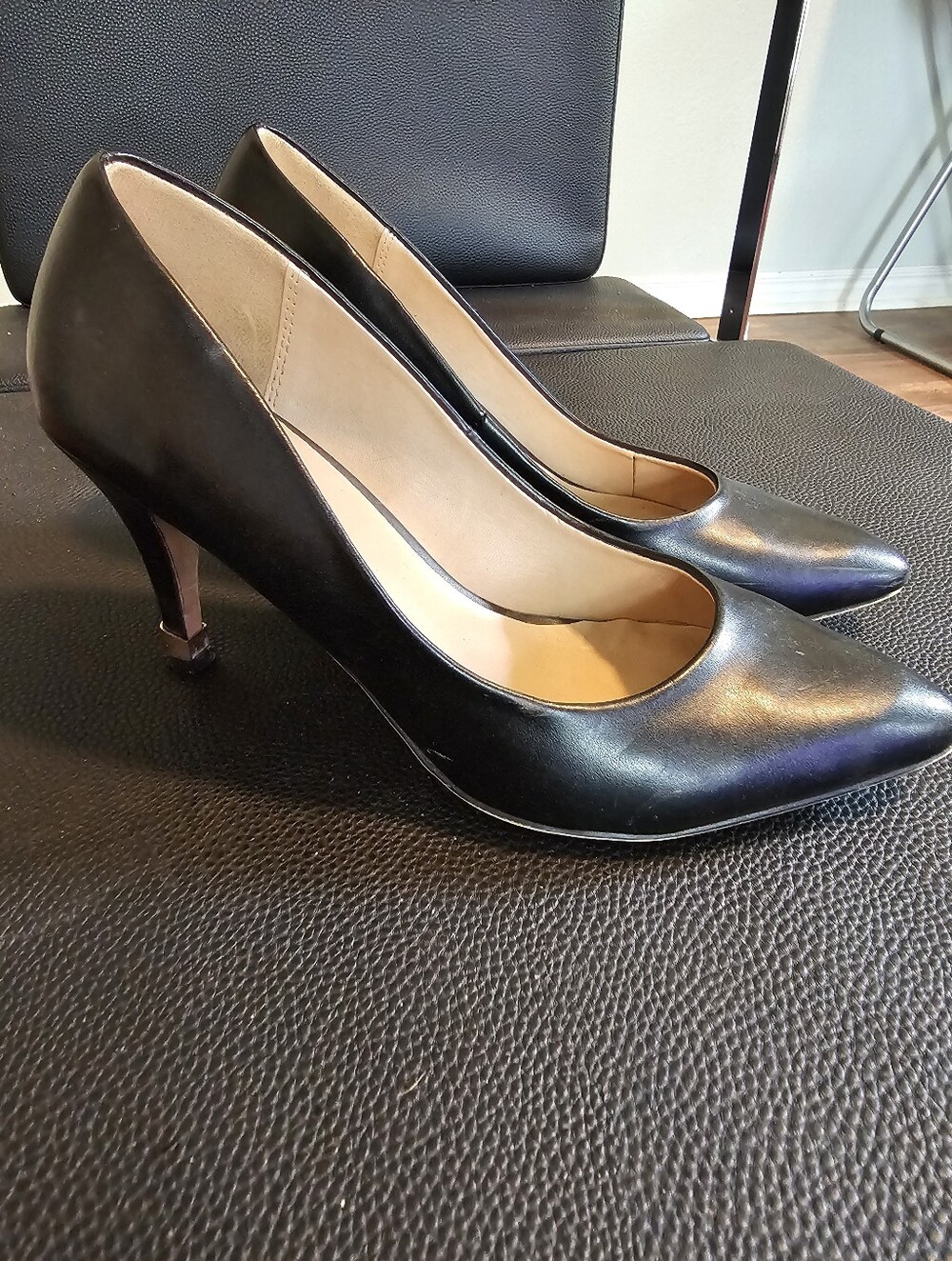 Apt.9 Classic Black Pointed-Toe Women's Pumps